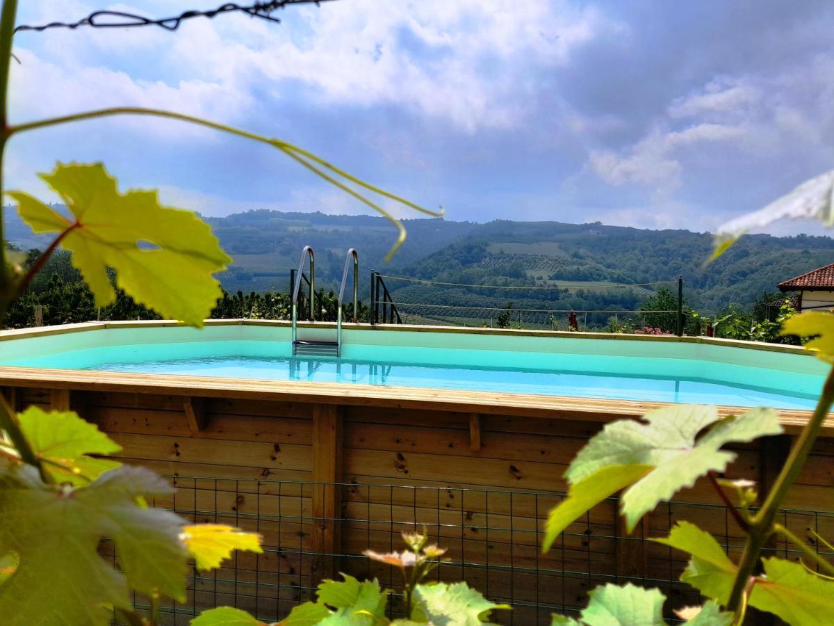 Madama Langa Country House Con Piscina Nelle Vigne Montelupo Albese Eksteriør billede